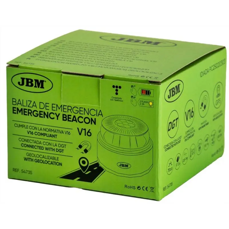 Baliza V16 Geolocalizable JBM Ref. 54735