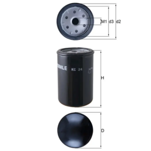 Filtro Combustible Vi MAHLE Ref. KC24