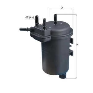 Filtro Combustible MAHLE Ref. KL432