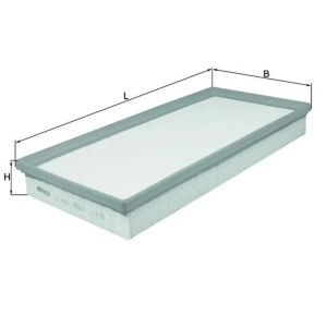 Filtro Aire MAHLE Ref. LX1004