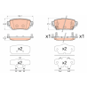 Jgo Pastillas Freno TRW Ref. GDB3617
