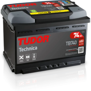 Batería 12V 74A TUDOR Ref. TB740
