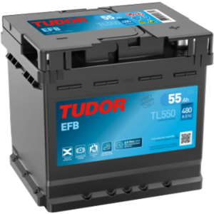 Batería Efb 12V 55A TUDOR Ref. TL550
