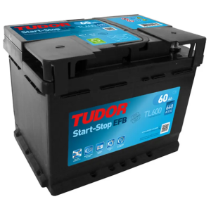 Batería Efb 12V 60A TUDOR Ref. TL600