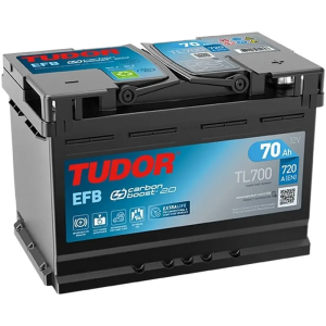 Batería Efb 12V 70A TUDOR Ref. TL700