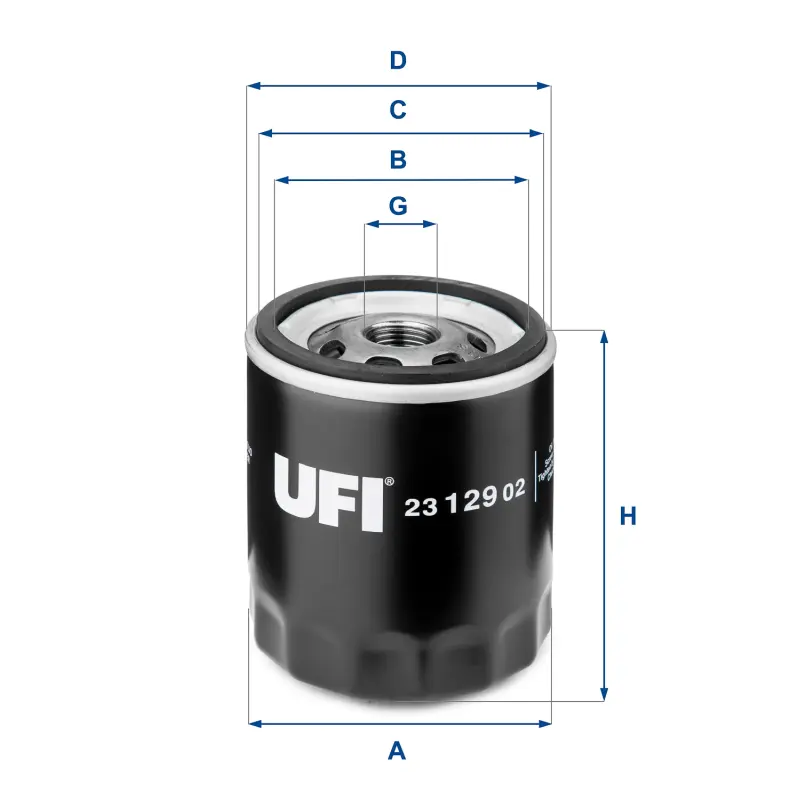 Filtro Aceite Oc90 Opel Fiat UFI Ref. 2312902