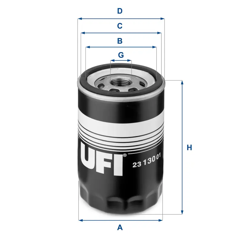 Filtro Aceite Oc47 Vag UFI Ref. 2313001