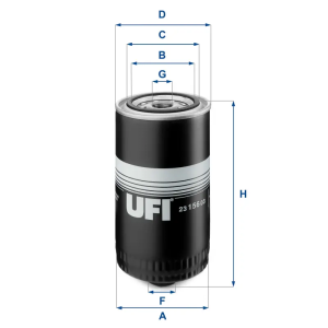 Filtro Aceite Oc105 Volvo UFI Ref. 2315603