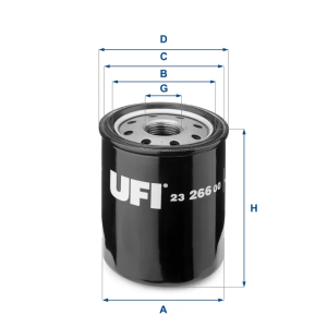 Filtro Aceite Oc218 Nissan UFI Ref. 2326600