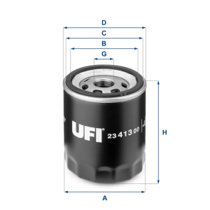 Filtro Aceite Oc1182 UFI Ref. 2341300