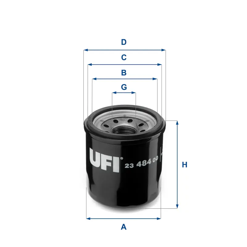 Filtro Aceite Oc1566 UFI Ref. 2348400