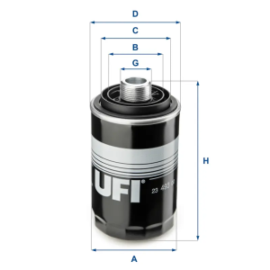 Filtro Aceite Oc456 Vag Vw UFI Ref. 2349300