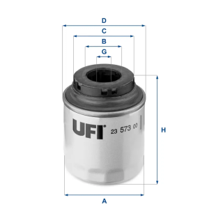 Filtro Aceite Oc593/3 Audi Vw UFI Ref. 2357300