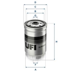 Filtro Combus Kc101/1 * UFI Ref. 2401200