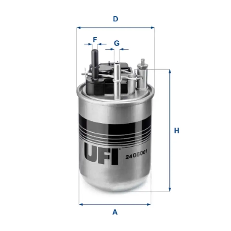 Filtro Combus Kl1048 * UFI Ref. 2408001