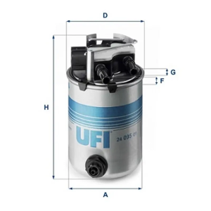 Filtro Combus Kl1027 Ren * UFI Ref. 2409501