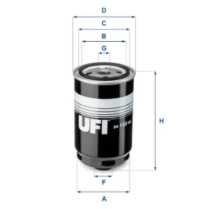 Filtro Combus Kc226 Kia UFI Ref. 2412200
