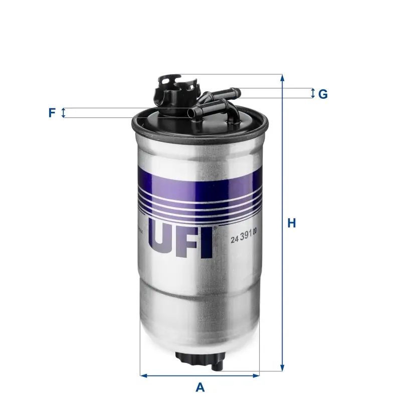 Filtro Combus Kl147D Vag * UFI Ref. 2439100