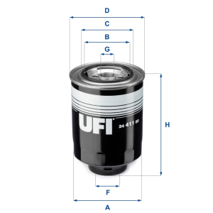 Filtro Combus Kc135D UFI Ref. 2441100