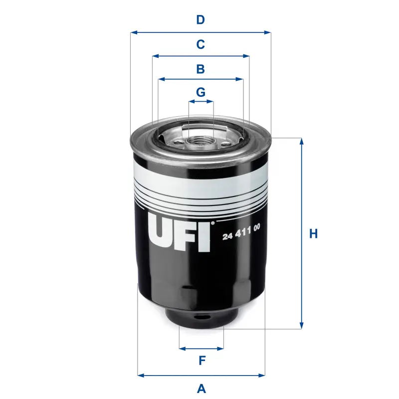 Filtro Combus Kc135D UFI Ref. 2441100
