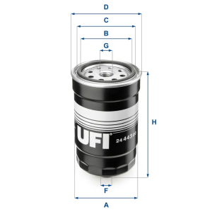 Filtro Combus Kc226 Kia UFI Ref. 2444300