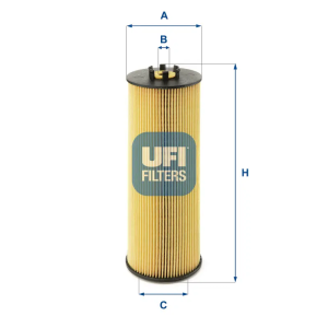 Filtro Aceite Ox164D UFI Ref. 2501900