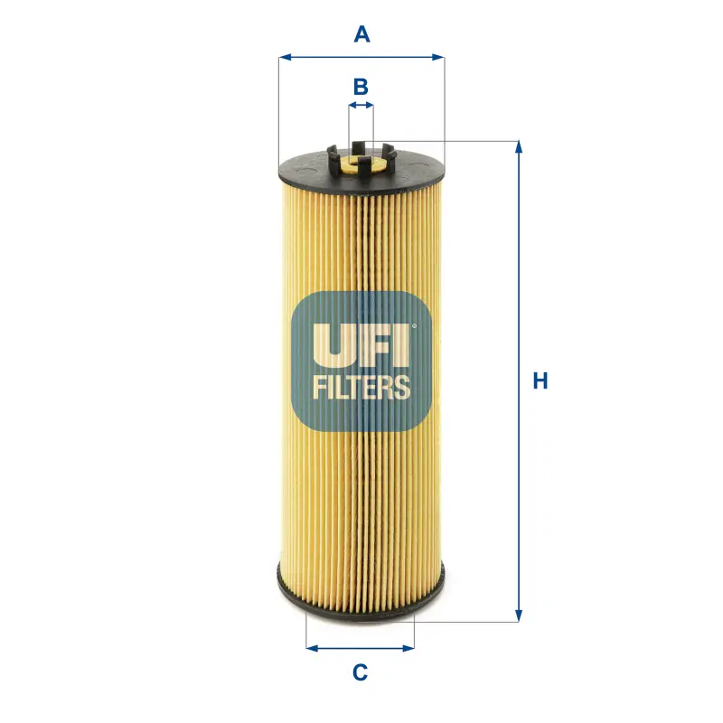 Filtro Aceite Ox164D UFI Ref. 2501900