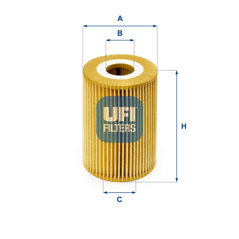 Filtro Aceite Ox415D UFI Ref. 2502600
