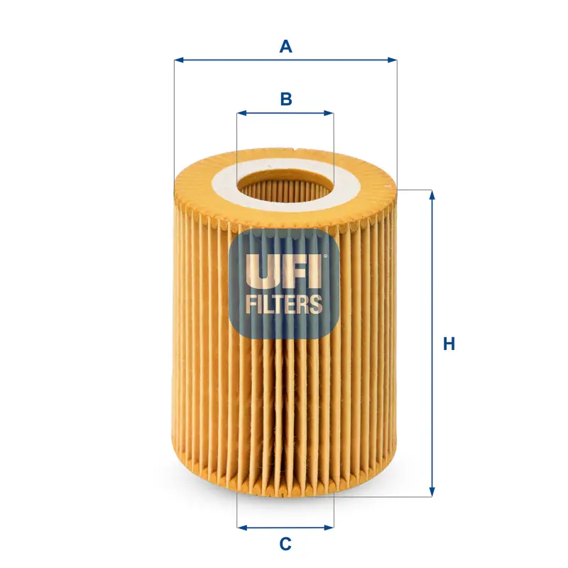 Filtro Aceite Ox163/4D Opel UFI Ref. 2502700