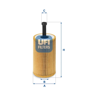 Filtro Aceite Ox193D UFI Ref. 2503200