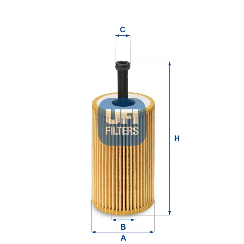 Filtro Aceite Ox193D UFI Ref. 2503200