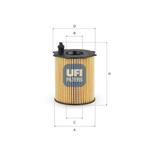 Filtro Aceite UFI Ref. 2503700