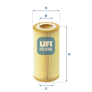 Filtro Aceite Ox379D Vag UFI Ref. 2504000
