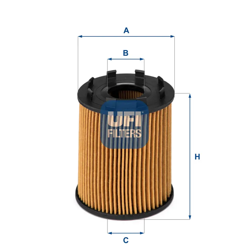 Filtro Aceite Ox371D Fiat Gm UFI Ref. 2504300