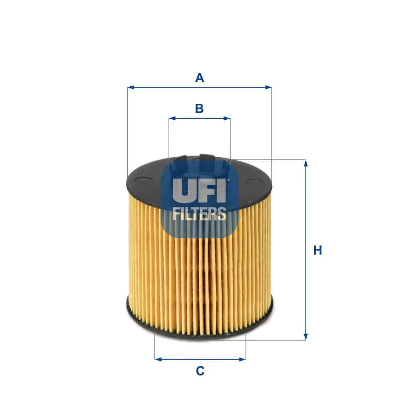 Filtro Aceite Ox341D UFI Ref. 2504700