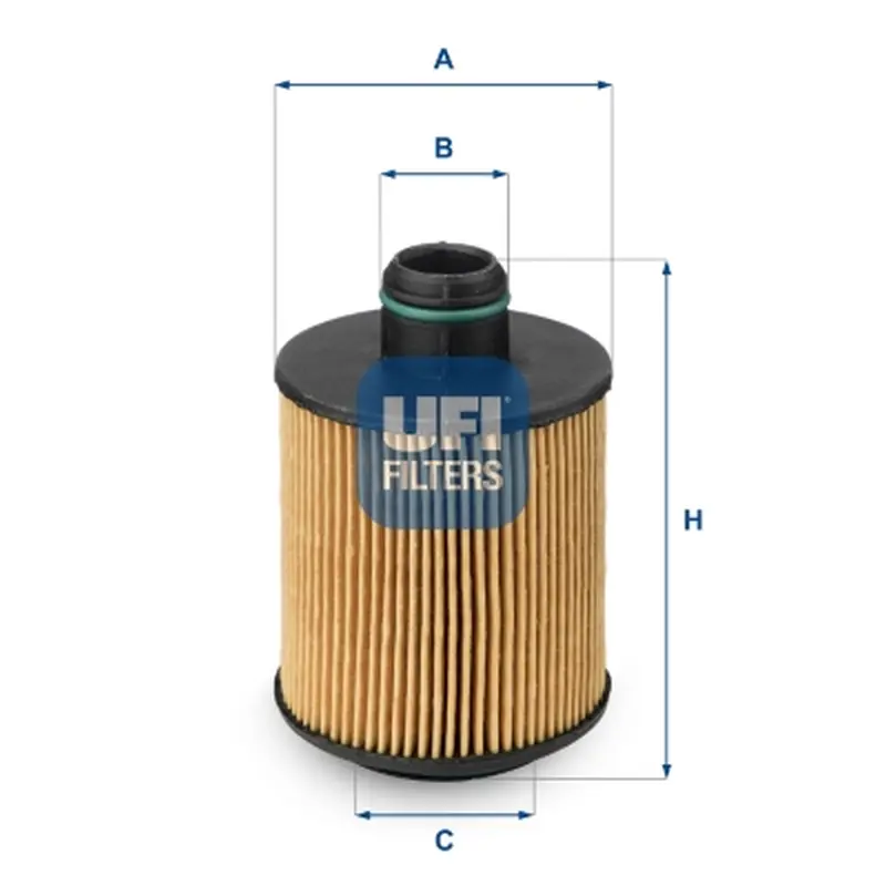 Filtro Aceite Ox553D * UFI Ref. 2506100