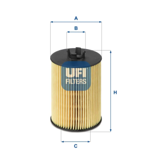 Filtro Aceite Ox382D UFI Ref. 2506300