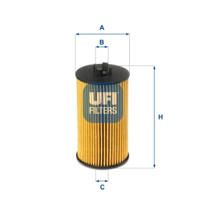 Filtro Aceite Ox401D Gm UFI Ref. 2506400