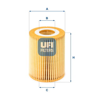 Filtro Aceite Ox380D UFI Ref. 2506900