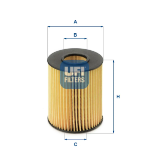 Filtro Aceite Ox413D1 Toyota UFI Ref. 2507700