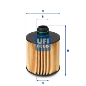 Filtro Aceite Ox779D Fiat Gm * UFI Ref. 2508300