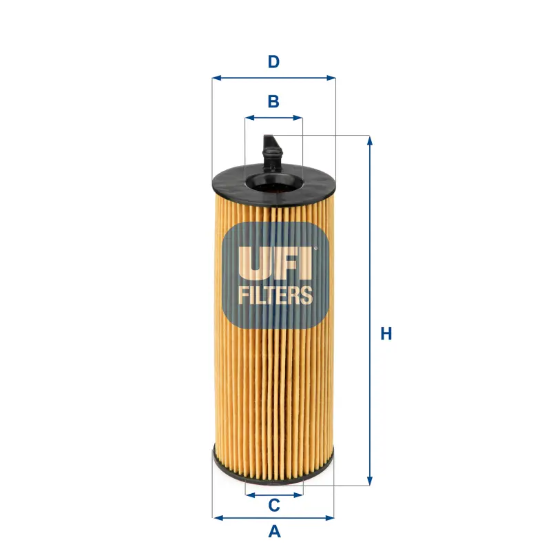 Filtro Aceite Ox361/4D UFI Ref. 2508400