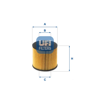 Filtro Aceite Ox416D1 UFI Ref. 2508600