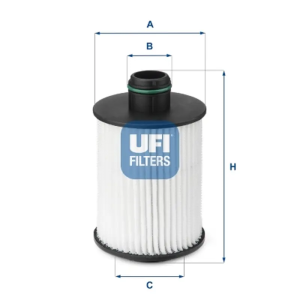 Filtro Aceite Ox559D Gm * UFI Ref. 2509300