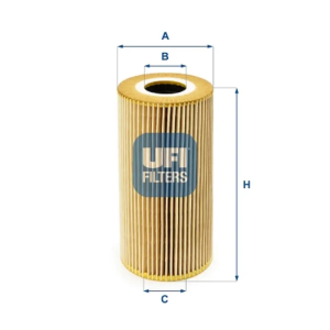 Filtro Aceite Ox123/1D Mb UFI Ref. 2509500