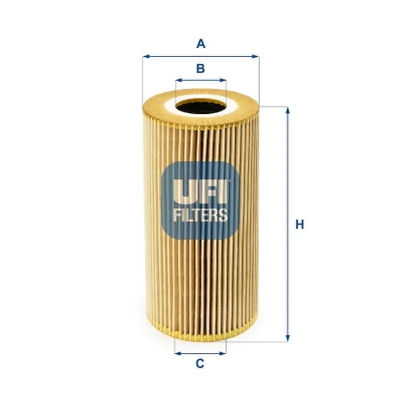 Filtro Aceite Ox123/1D Mb UFI Ref. 2509500