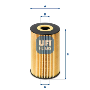 Filtro Aceite Ox388D Vag UFI Ref. 2510600