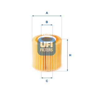 Filtro Aceite Ox414D2 Toyota UFI Ref. 2515000