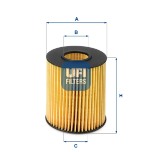 Filtro Aceite Ox351D Kia UFI Ref. 2515100