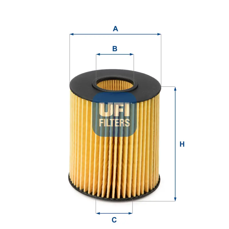 Filtro Aceite Ox351D Kia UFI Ref. 2515100